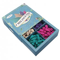 JETEVEN 200PCS Mixed Scents Incense Cone Multicolor Backflow Incense Aromatherapy