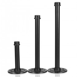 20kg Load  bearing Retro Black Iron Industrial Pipe Shelf Bracket Mounting Bracket Holder Storage Holders Racks for Home Decor