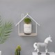 JUXIANYOU Cute House Rack Living Room Free Perforated Wall Decorations Wall Hanging Shelf JUXIANYOU Cute House Rack Living Room Free Perforated Wall Decorations Wall Hanging Shelf