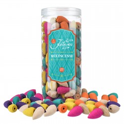 JETEVEN 110 200 290PCS Mixed Scents Incense Cone Multicolor Backflow Incense Aromatherapy
