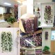 Artificial Flower Wall Hanging Lily Flower Vine Basket Flower Party Decorations Blue Artificial Flower Wall Hanging Lily Flower Vine Basket Flower Party Decorations Blue