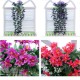 Artificial Flower Wall Hanging Lily Flower Vine Basket Flower Party Decorations Blue Artificial Flower Wall Hanging Lily Flower Vine Basket Flower Party Decorations Blue